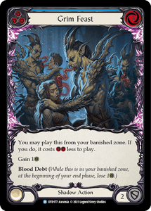 GRIM FEAST (BLUE) / Rare / DTD (FOIL)