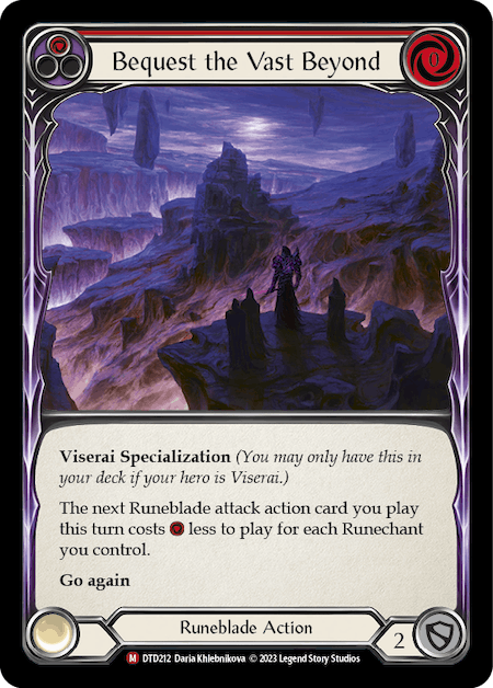 BEQUEST THE VAST BEYOND (RED) / Majestic / DTD (FOIL)