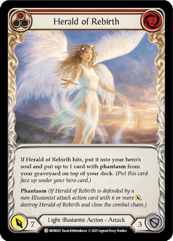 HERALD OF REBIRTH (RED) / Rare / DTD