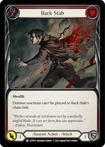 BACK STAB (RED) / Rare / OUT