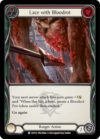 LACE WITH BLOODROT (RED) / Rare / OUT