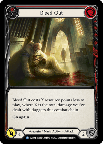 BLEED OUT (RED) / Rare / OUT