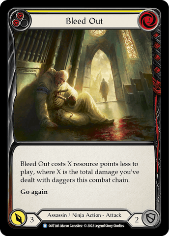 BLEED OUT (YELLOW) / Rare / OUT
