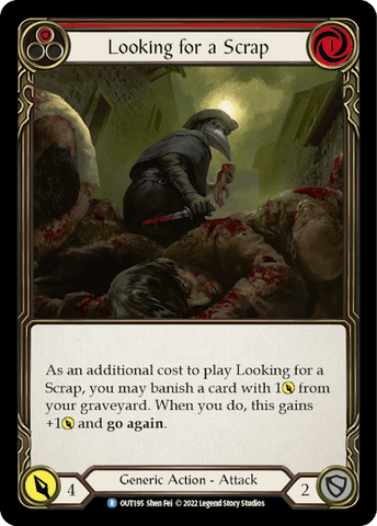 LOOKING FOR A SCRAP (RED) / Rare / OUT