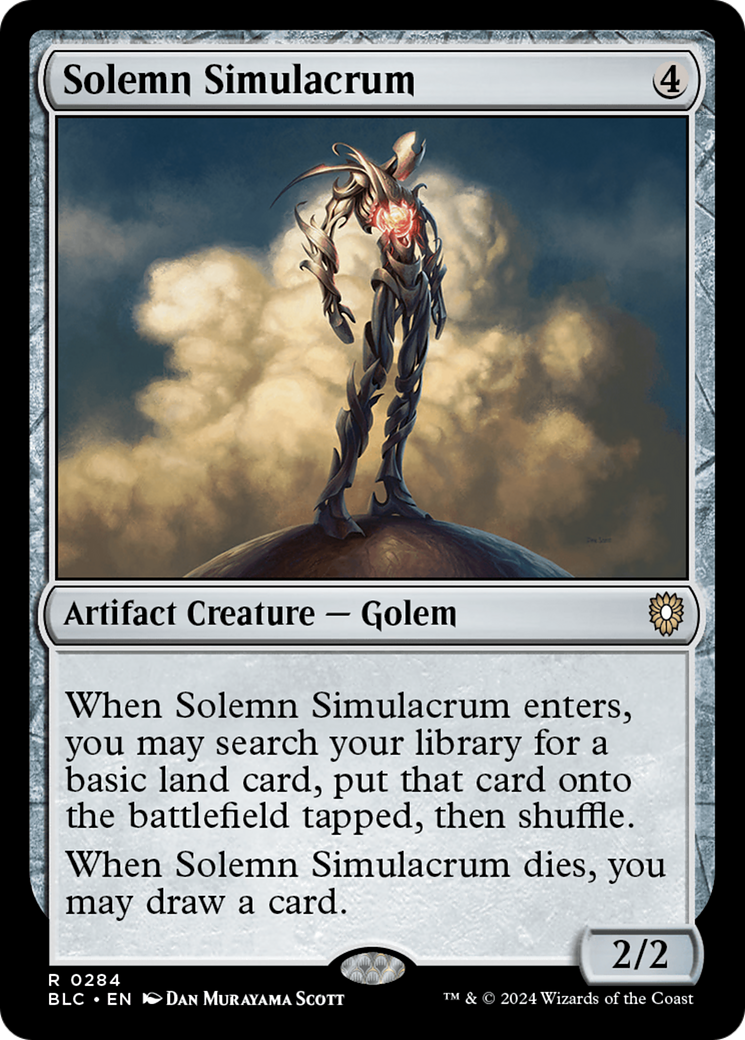 Solemn Simulacrum (BLC-284) - Bloomburrow Commander