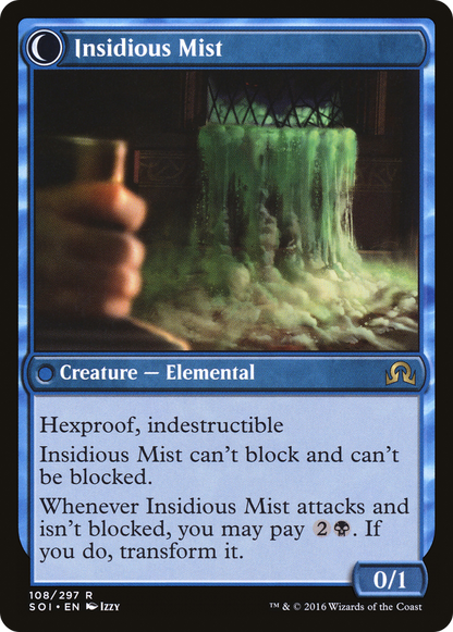 Elusive Tormentor // Insidious Mist (SOI-108) - Shadows over Innistrad: (Double Faced Transform) Foil