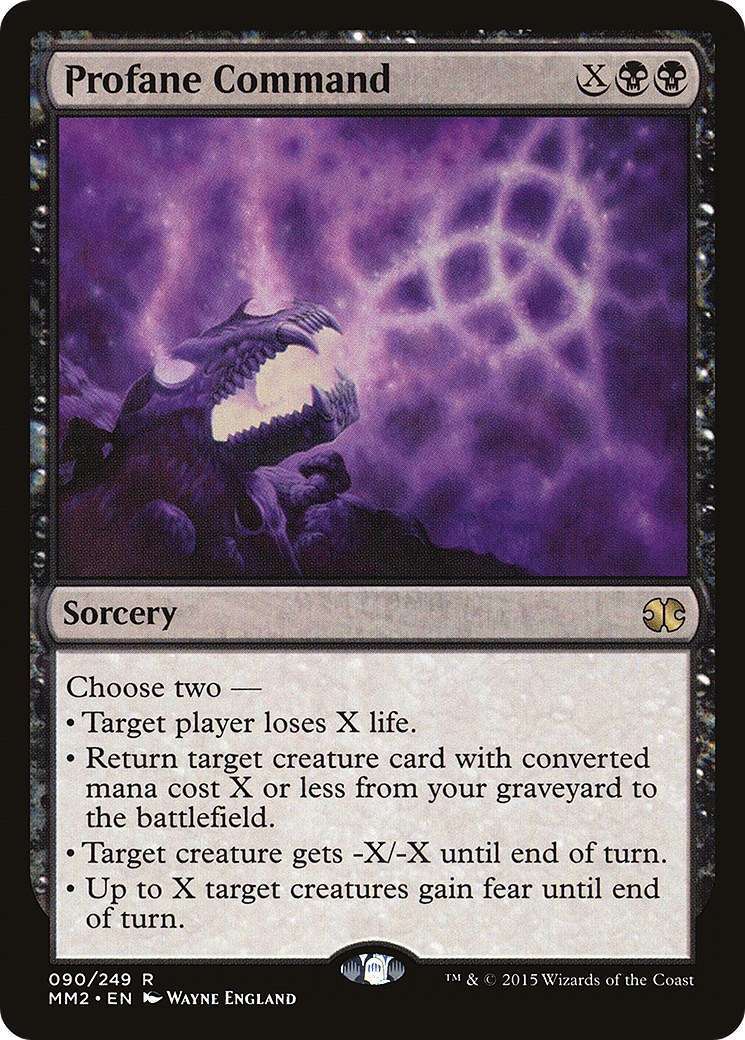 Profane Command (MM2-090) - Modern Masters 2015