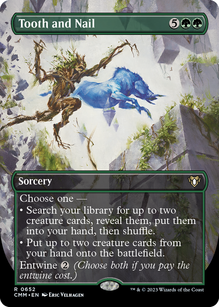 Tooth and Nail (CMM-652) - Commander Masters (Borderless)