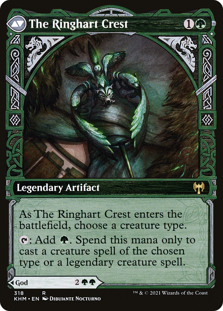 Kolvori, God of Kinship // The Ringhart Crest (KHM-318) - Kaldheim: (Showcase)