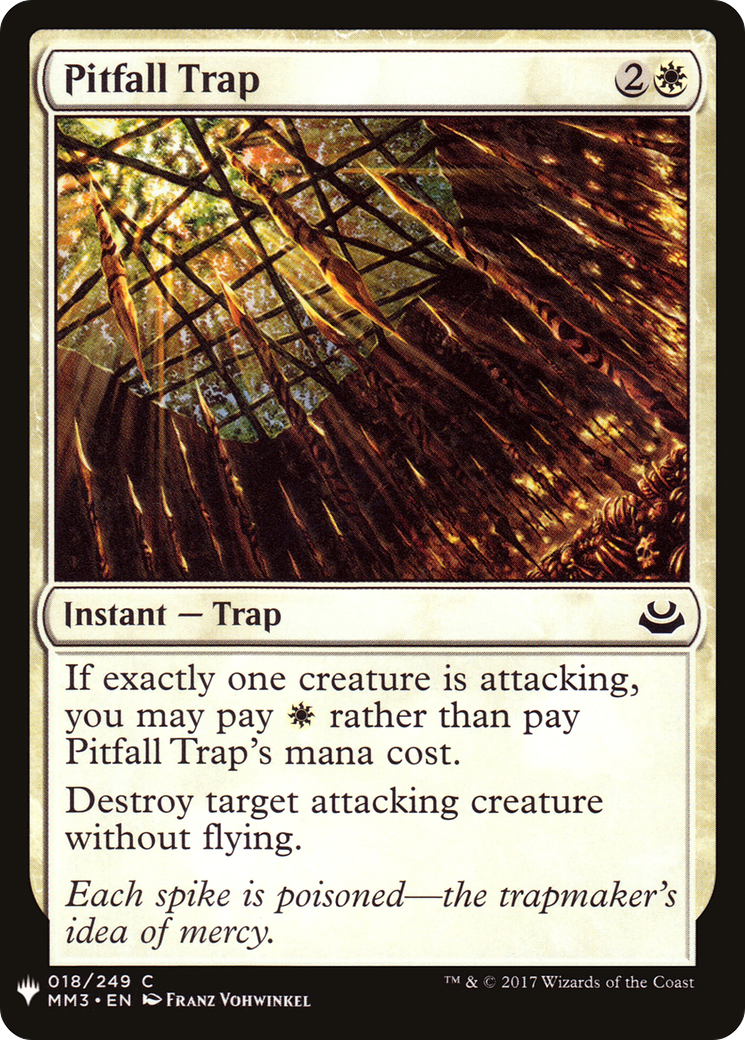 Pitfall Trap (LIST-MM3-18) - The List