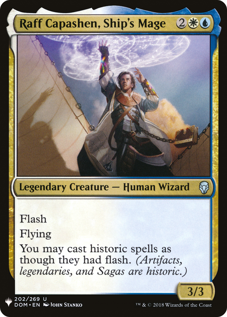 Raff Capashen, Ship's Mage (LIST-DOM-202) - The List