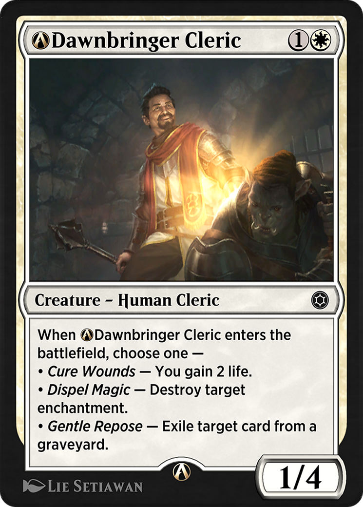 A-Dawnbringer Cleric (AFR-A-9) - Adventures in the Forgotten Realms