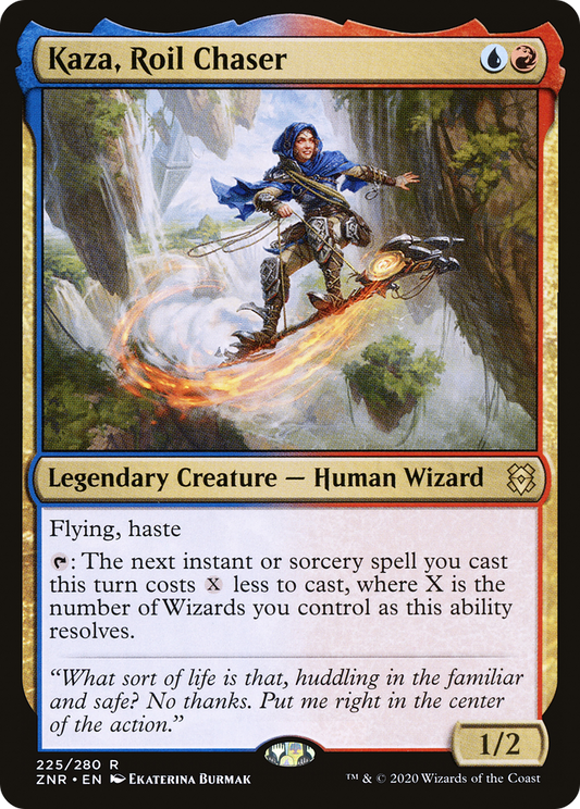 Kaza, Roil Chaser (ZNR-225) - Zendikar Rising