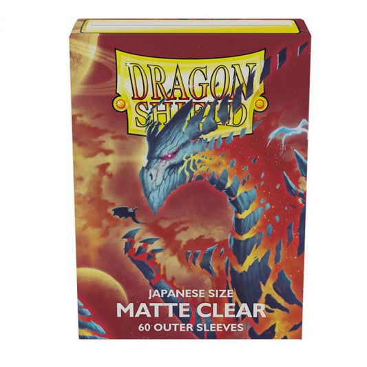 Dragon Shield: Japanese Size Outer Sleeves – Matte – Clear (60)