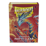 Dragon Shield: Japanese Size Outer Sleeves – Matte – Clear (60)