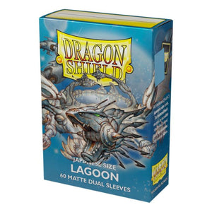 Dragon Shield: 60 Japanese Size Sleeves – Matte Dual – Lagoon (Saras)