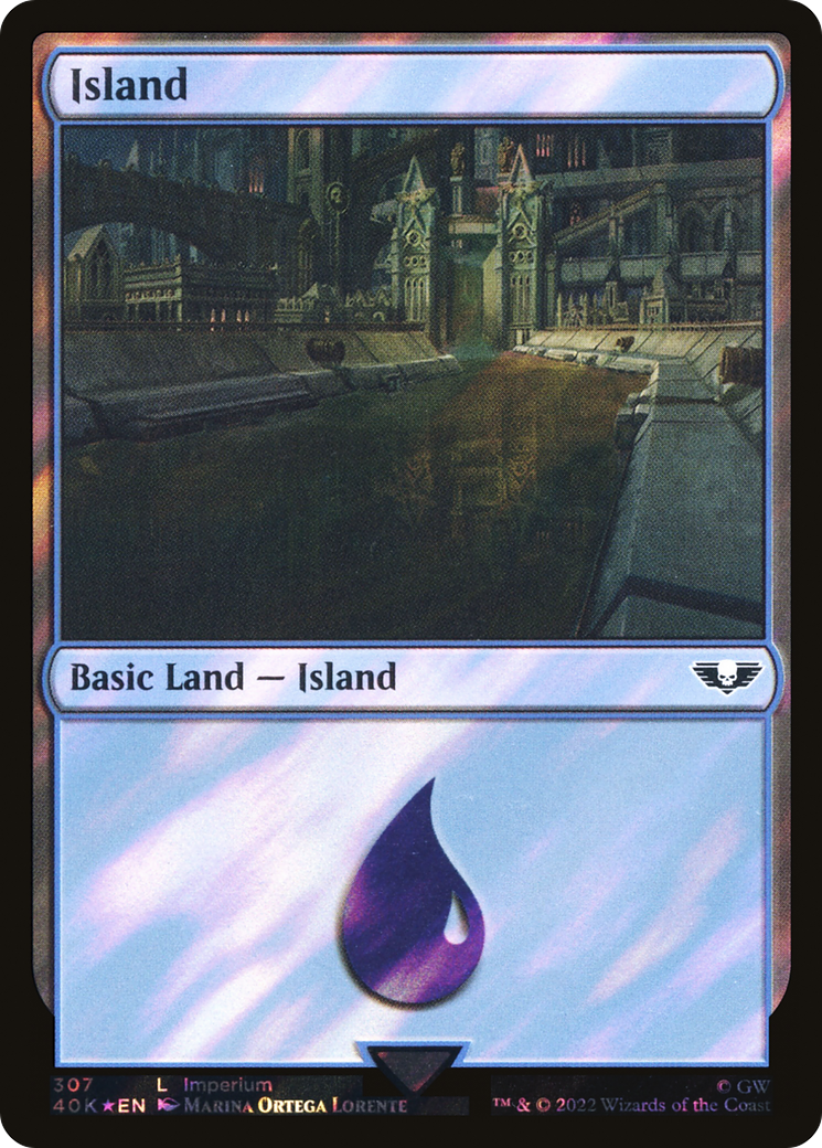 Island (40K-307) - Warhammer 40,000 Commander Foil