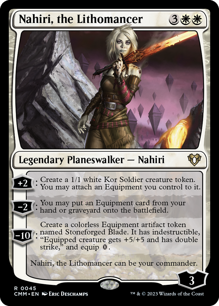 Nahiri, the Lithomancer (CMM-045) - Commander Masters