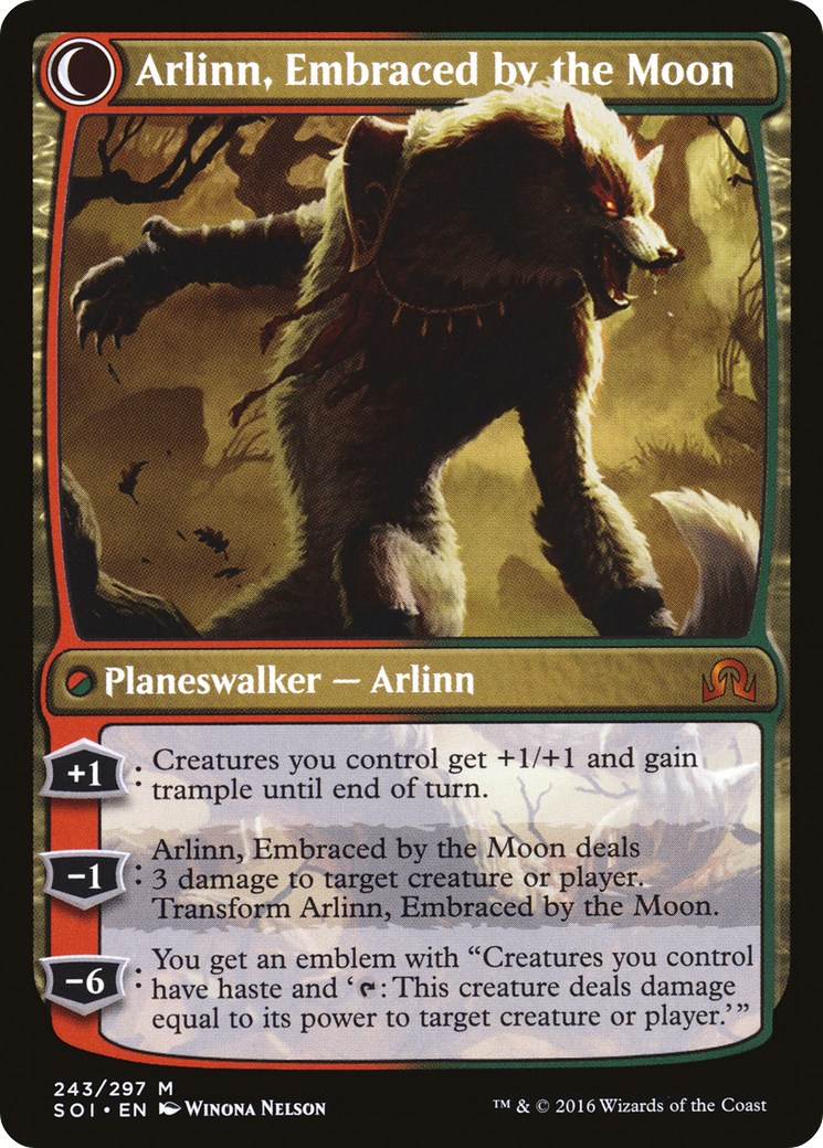 Arlinn Kord // Arlinn, Embraced by the Moon (SOI-243) - Shadows over Innistrad: (Double Faced Transform) Foil