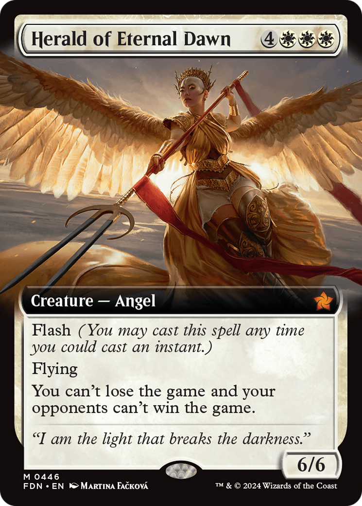 Herald of Eternal Dawn (FDN-446) - Foundations: (Extended Art)