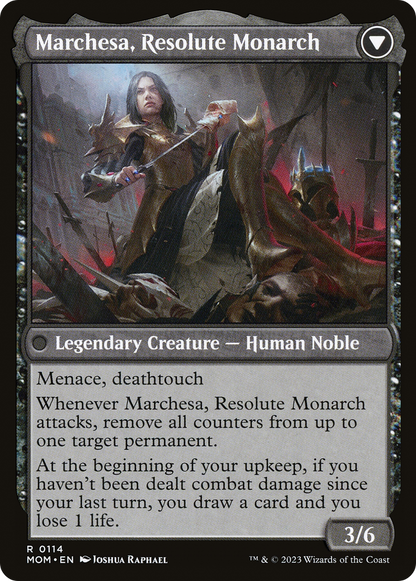 Invasion of Fiora // Marchesa, Resolute Monarch (MOM-114) - March of the Machine Foil