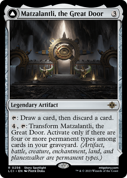 Matzalantli, the Great Door // The Core (LCI-256) - The Lost Caverns of Ixalan Foil