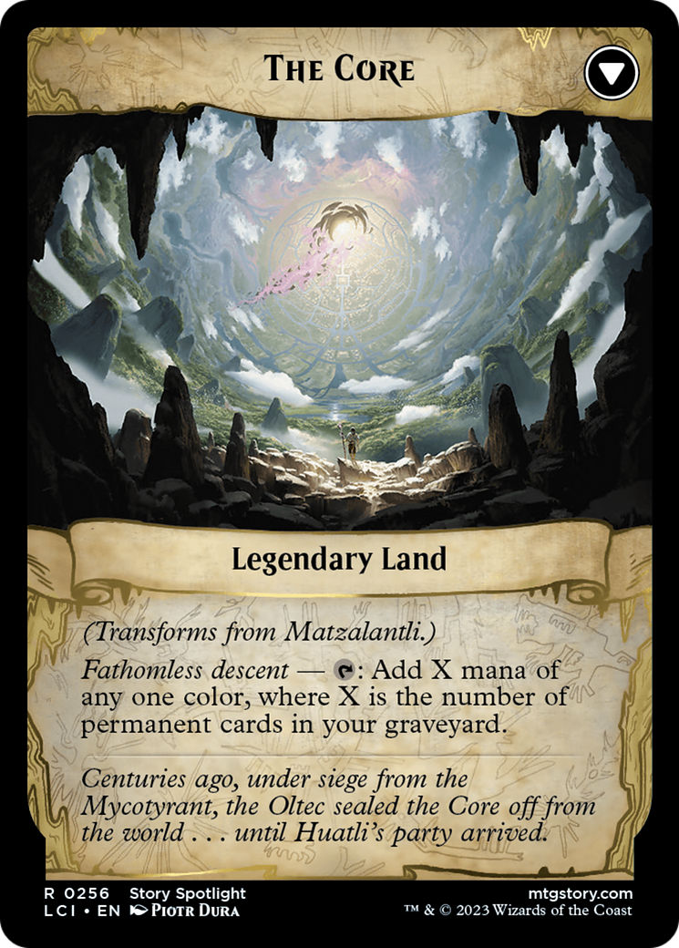 Matzalantli, the Great Door // The Core (LCI-256) - The Lost Caverns of Ixalan