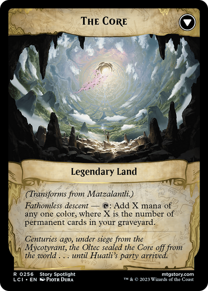 Matzalantli, the Great Door // The Core (LCI-256) - The Lost Caverns of Ixalan