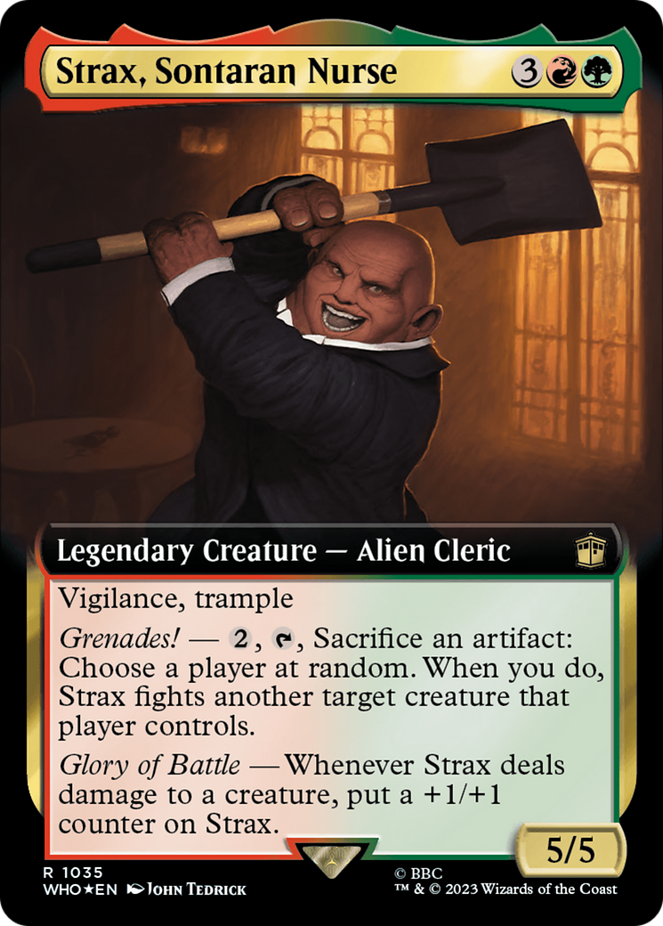 Strax, Sontaran Nurse (WHO-1035) - Doctor Who: (Extended Art) Foil