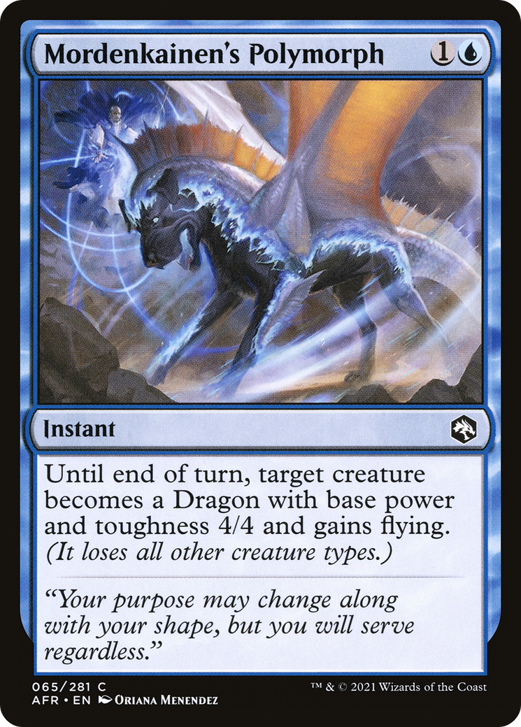 Mordenkainen's Polymorph (AFR-065) - Adventures in the Forgotten Realms