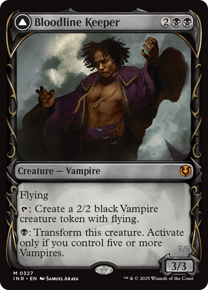 Bloodline Keeper // Lord of Lineage (INR-327) - Innistrad Remastered: (Showcase) Foil