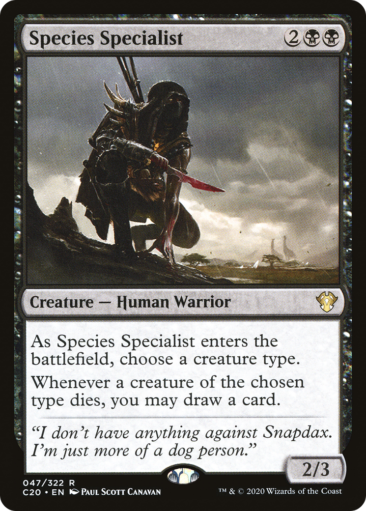 Species Specialist (C20-047) - Commander 2020
