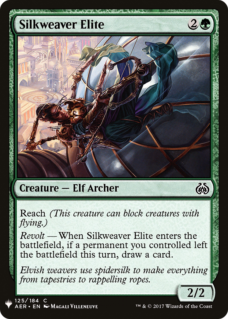 Silkweaver Elite (LIST-AER-125) - The List