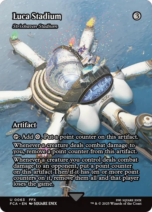 Luka Stadium - Strixhaven Stadium (Showcase) (Misprint) (FCA-063) - FINAL FANTASY: Through the Ages / Luca Stadium (Borderless)