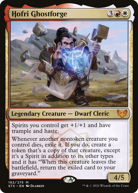 Hofri Ghostforge (STX-192) - Strixhaven: School of Mages Foil