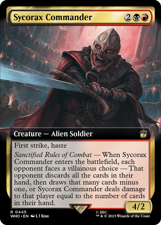 Sycorax Commander (WHO-445) - Doctor Who: (Extended Art)