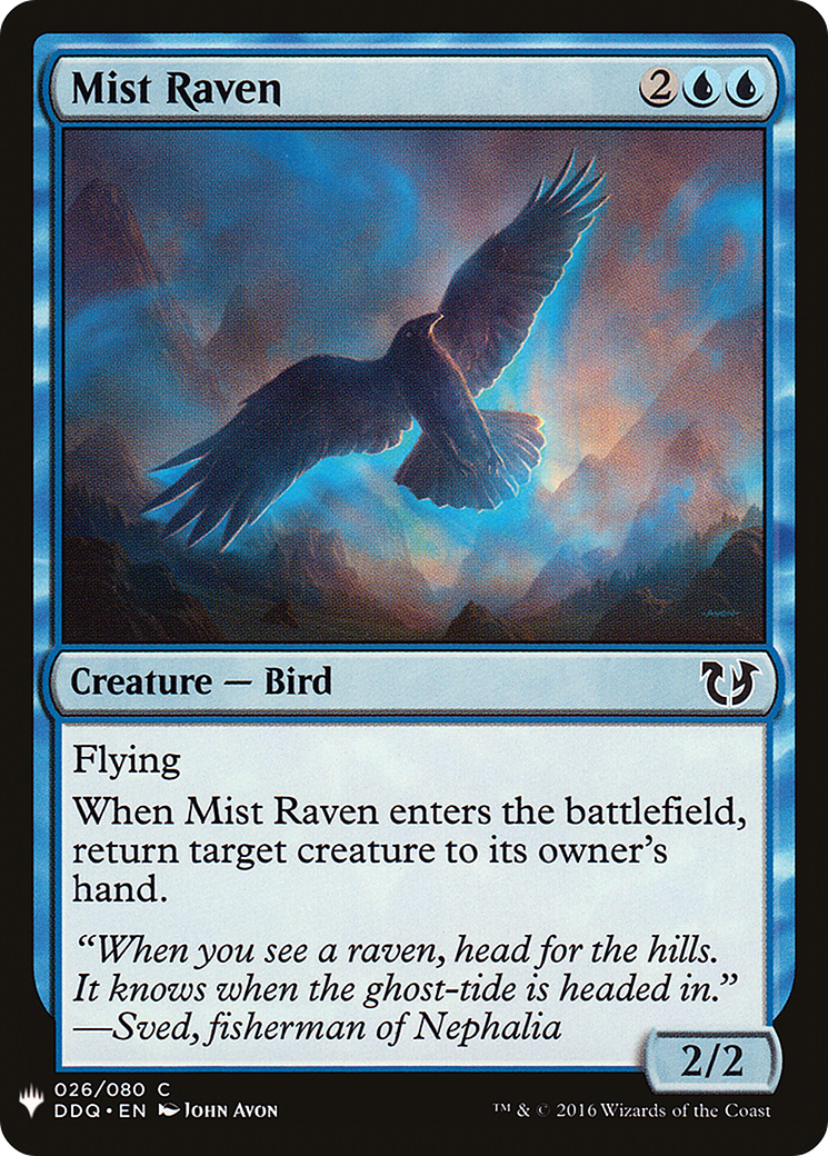 Mist Raven (LIST-DDQ-26) - The List
