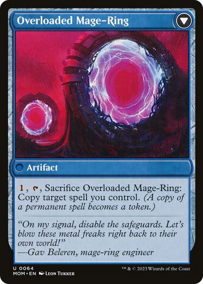 Invasion of Vryn // Overloaded Mage-Ring (MOM-064) - March of the Machine