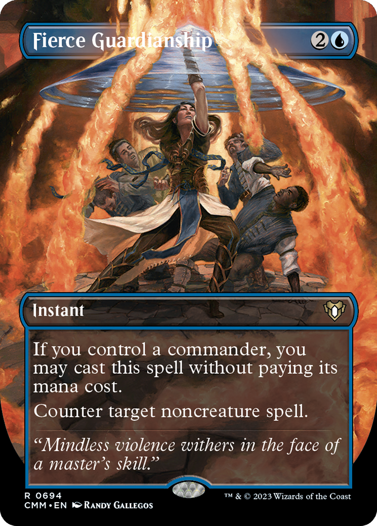 Fierce Guardianship (CMM-694) - Commander Masters (Borderless) Foil