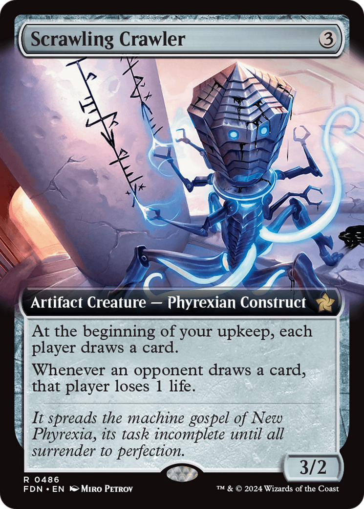 Scrawling Crawler (FDN-486) - Foundations: (Extended Art) Foil