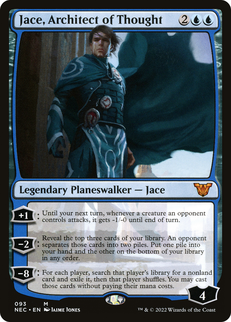 Jace, Architect of Thought (NEC-093) - Neon Dynasty Commander