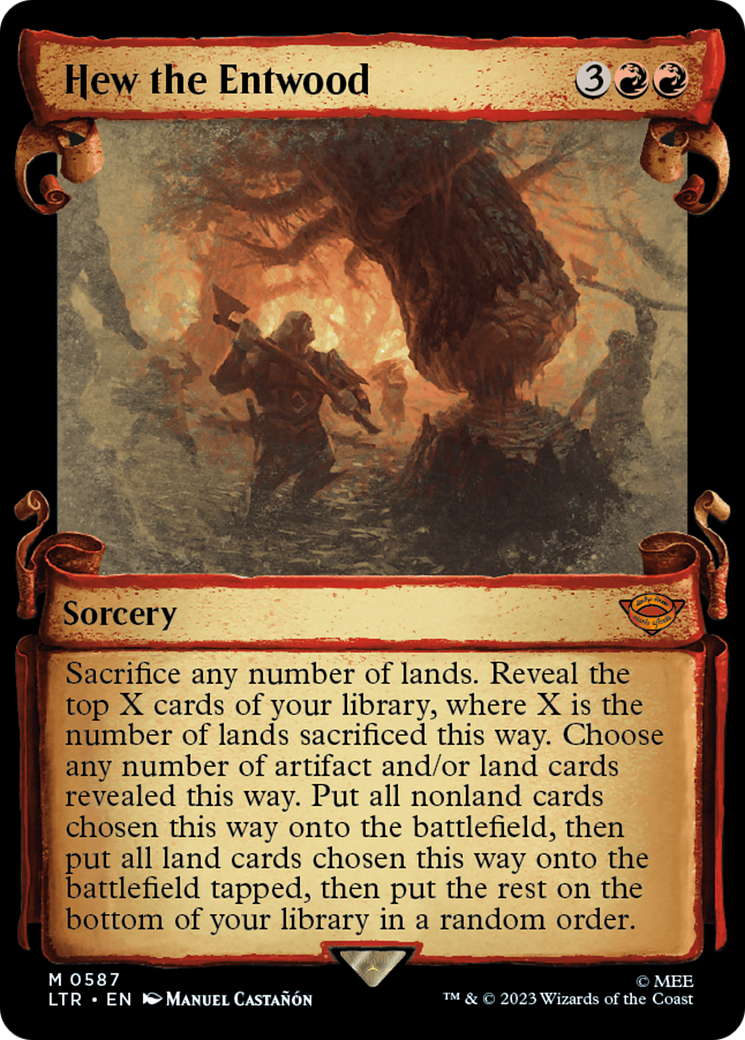 Hew the Entwood (LTR-587) - The Lord of the Rings: Tales of Middle-earth: (Showcase)
