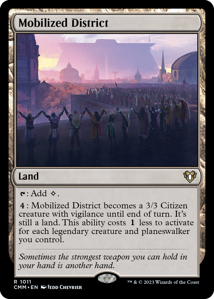 Mobilized District (CMM-1011) - Commander Masters