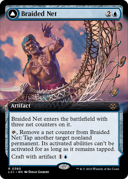 Braided Net // Braided Quipu (LCI-360) - The Lost Caverns of Ixalan: (Extended Art) Foil