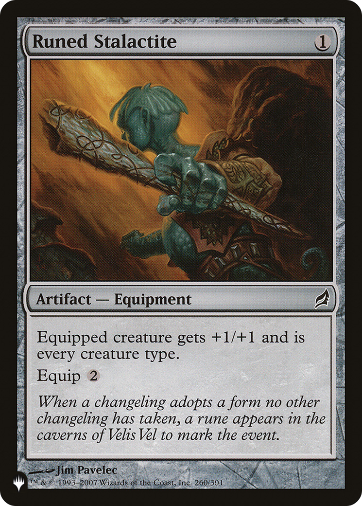 Runed Stalactite (LIST-LRW-260) - The List