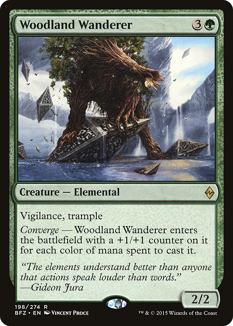 Woodland Wanderer (BFZ-198) - Battle for Zendikar
