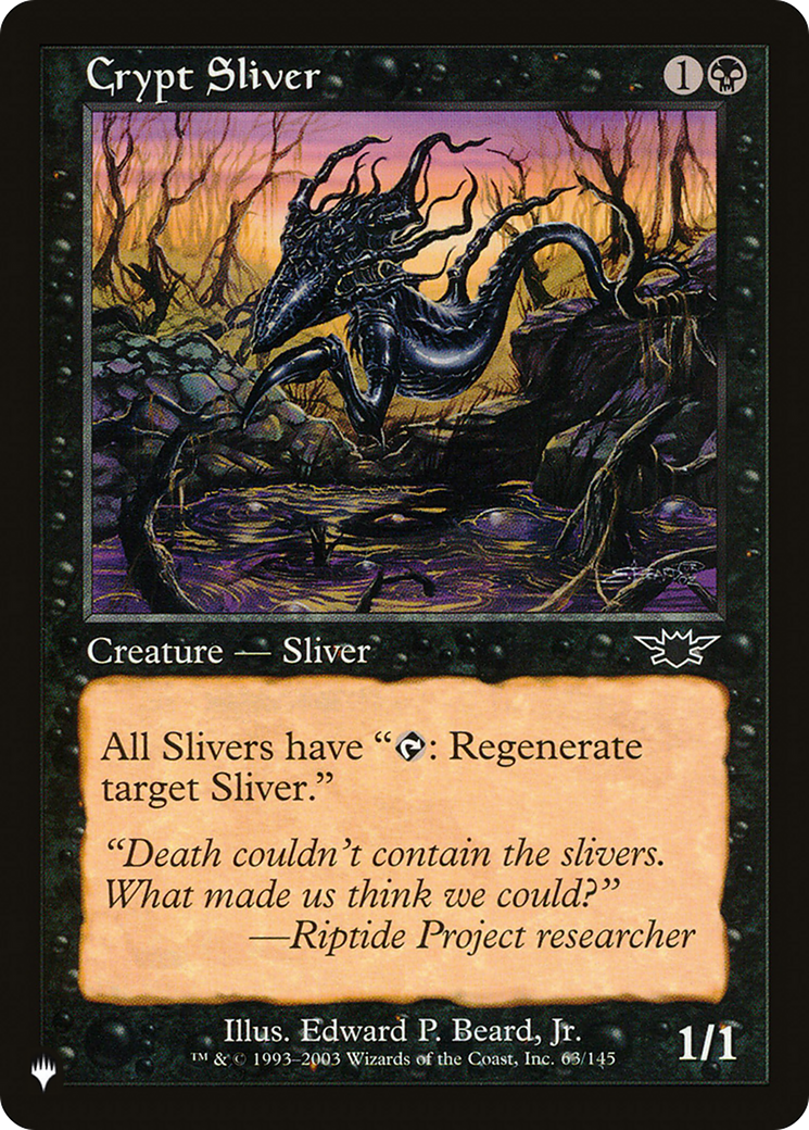 Crypt Sliver (LIST-LGN-63) - The List