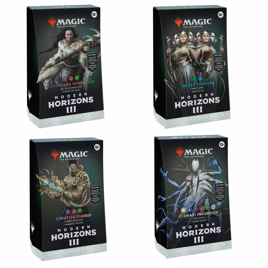 PREORDER! Magic Modern Horizons 3 - Commander Deck Display (All 4)