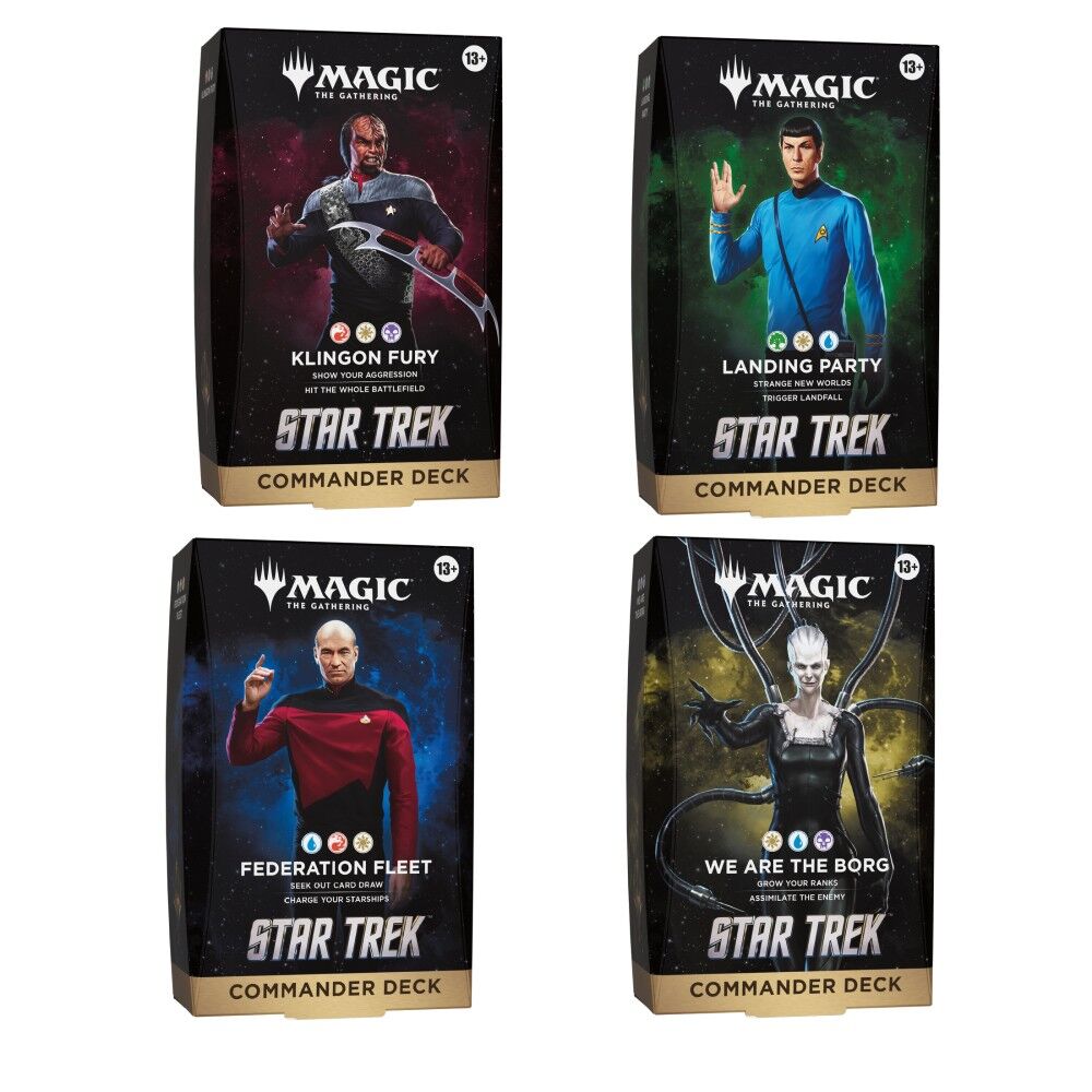 PREORDER Magic Star Trek - Commander Deck Display