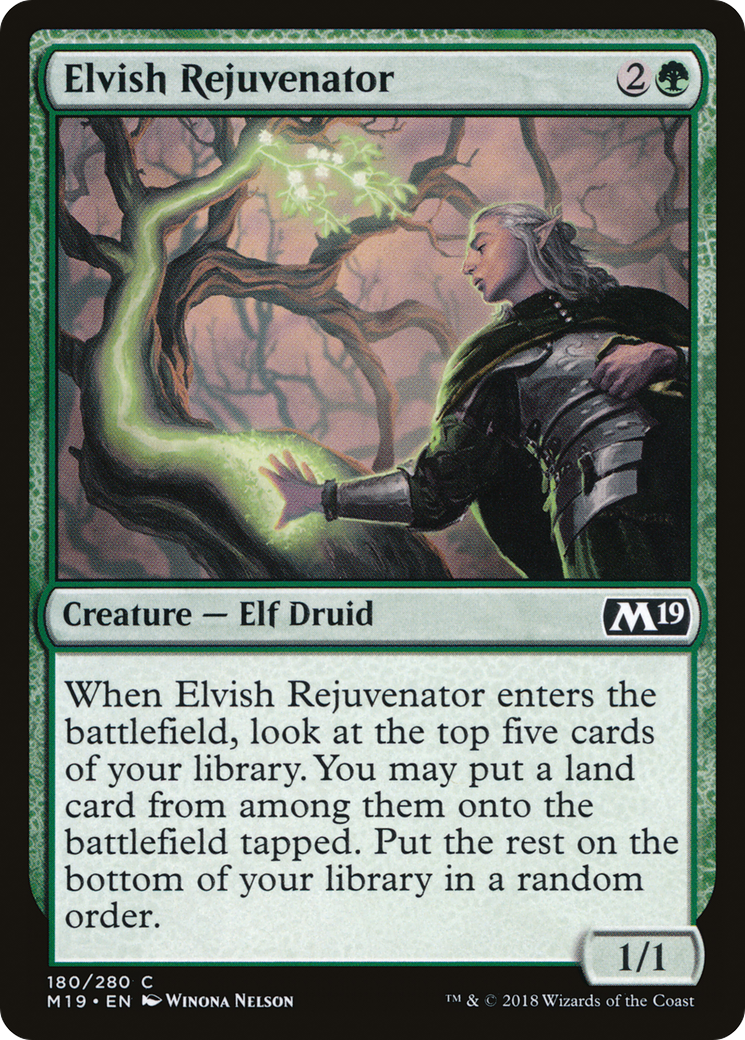 Elvish Rejuvenator (M19-180) - Core Set 2019 Foil